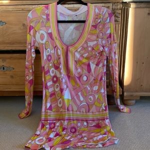 Pucci tunic top size 6